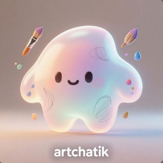 Логотип @artchatik - ᴀʀᴛᴄʜᴀᴛɪᴋ
