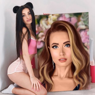 Логотип @artholst163 - Портрет на холсте | Картины на холсте | Портрет на фото