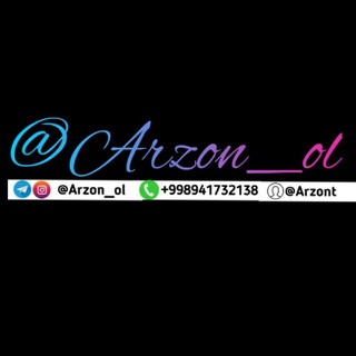 Логотип @arzon_oling - Arzon ol | Uyda qoling 😁