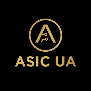 Логотип @asicua - AsicUA. Майнінг обладнання
