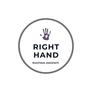 Логотип @assistant_right_hand - Right Hand 👋