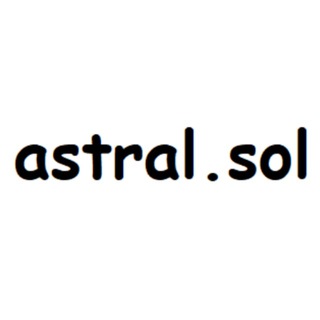 Логотип @astralsol - astral.sol