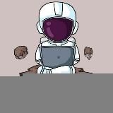 Логотип @astronautnotes_eng - Astronaut's notes