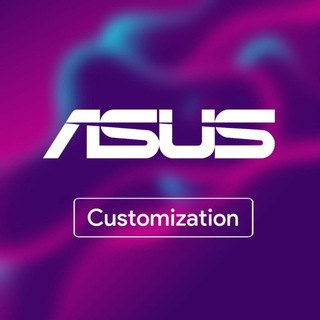 Логотип @asuscustomization - ASUS Customization | OFFICIAL
