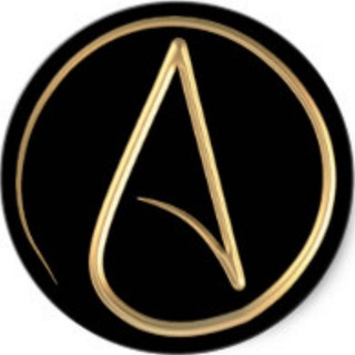 Логотип @ateismogrupo - Ateísmo no Telegram ⚛️
