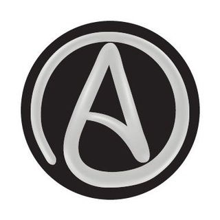 Логотип @atheismdebate - Land of no god.