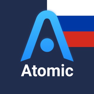 Логотип @atomicwalletru - Atomic Wallet Rus