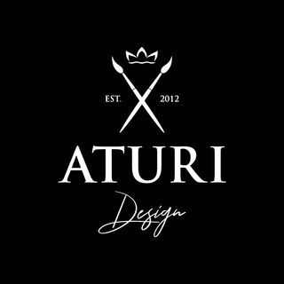 Логотип @aturi_design - Краски для стен, мебели и декора Aturi Design
