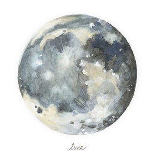 Логотип @aulaluna - "au" la luna 🖤