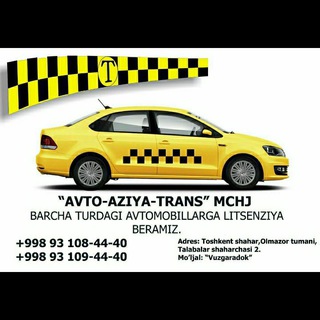 Логотип @avto_litsenziya_uzb - LITSENZIYA TAXI