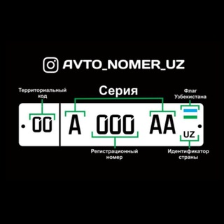 Логотип @avto_nomer_uz - Avto Raqam