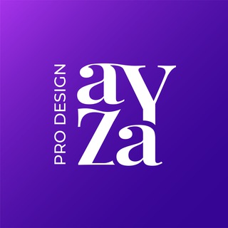 Логотип @ayza_pro_design - АЙЗА ПРО ДИЗАЙН 💜