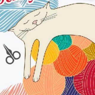 Логотип @babcatyarn - Бабушкин кот