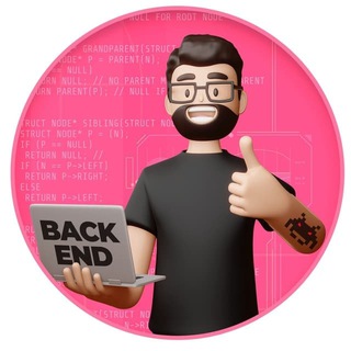 Логотип @backend_chat - Чат новичков в Back-end