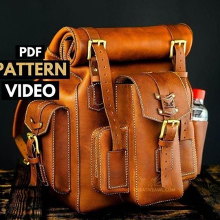 Логотип @backpackpdf - Рюкзаки/выкройки для кожи pdf