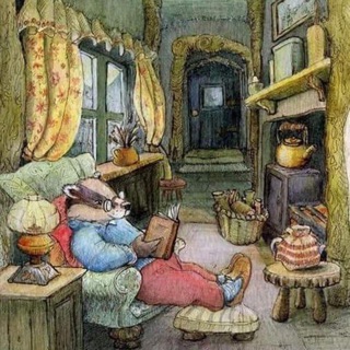 Логотип @badgerholee - барсучья нора