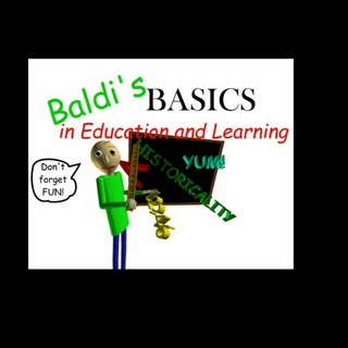 Логотип @baldisschool - Baldi's basic in education and learing school NO SPAM