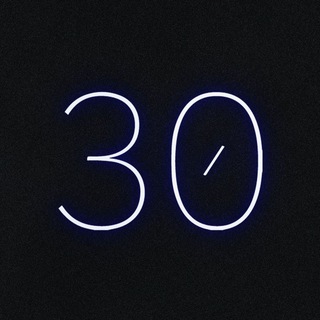 Логотип @bar30th - "Тридцатый" бар