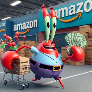 Логотип @bargain_deals_usa_amazon_deals - Mr Krabs Amazon Deals USA 🇵🇷 - Best Bargains