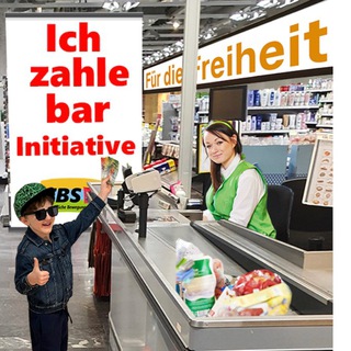 Логотип @bargeldistfreiheit - «Ich zahle bar» Initiative