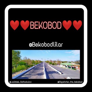 Логотип @bekobodlilar - ❤️❤️BEKOBOD❤️❤️