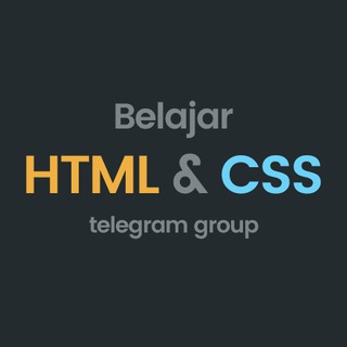Логотип @belajarhtmlcss - Belajar HTML & CSS