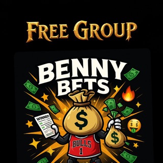 Логотип @bennybetsfree - BENNY FREE CHANNEL 💰