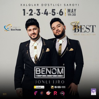 Логотип @benom - "Benom" guruhi