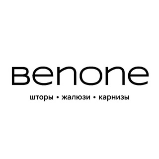 Логотип @benoneru - Шторы, жалюзи на заказ