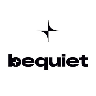 Логотип @bequietspace - bequiet•space