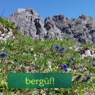 Логотип @berguef - bergüf! 🏔🧵✂️