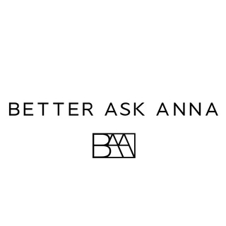 Логотип @better_ask_anna - BETTER ASK ANNA
