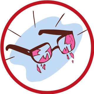 Логотип @beznewso - Без розовых очков