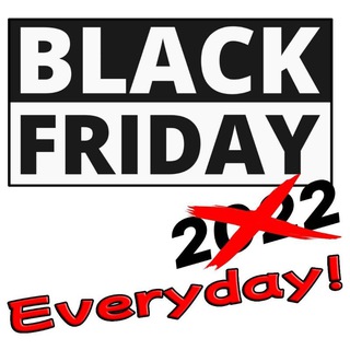 Логотип @bfriday22 - Black Friday Everyday! - Offerte