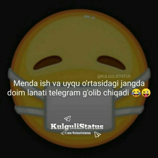 Логотип @bggfdhcy - Uyda qoling😷😷😷