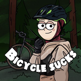 Логотип @bicyclesucks - Велосипед засасывает / Bicycle sucks