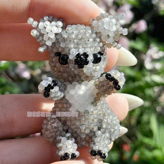 Логотип @biser_emmi - Амигуруми из бисера 🧸💗