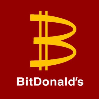 Логотип @bitdonalds - ₿itDonalds