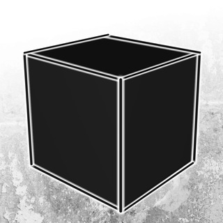 Логотип @black_cyb - Черный Куб ⬛️ - мужская психология 🧐