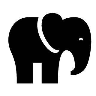 Логотип @black_el_invest - ЧЁРНЫЙ СЛОН