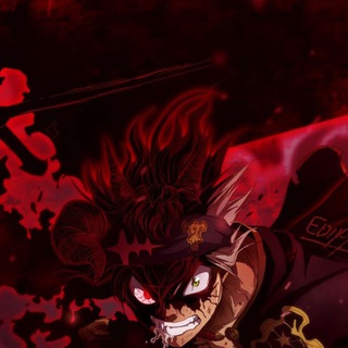 Логотип @blackcloveranimegrafia - ЧЁРНЫЙ КЛЕВЕР / BLACK CLOVER