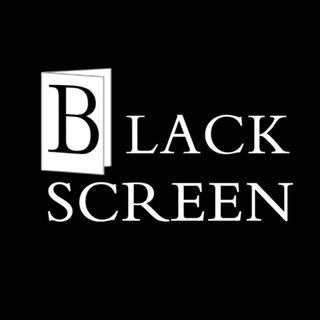 Логотип @blackscreenenglish - Black Screen English