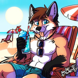 Логотип @blakefoxarts - BlakeFox Arts 🦊