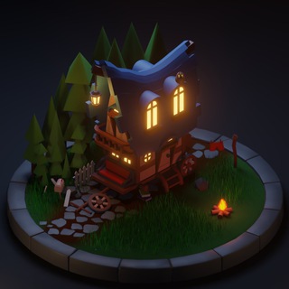 Логотип @blender_by_prankster - Бакалея 3Д шизика⚡️