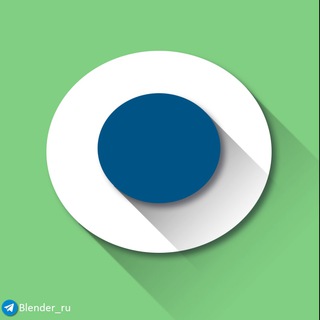 Логотип @blender_ru_talks - Добрый Полигон им. Тона Розендаля ❤️ 2.0