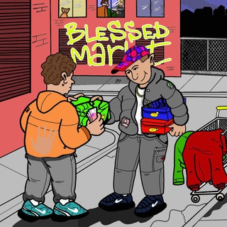 Логотип @blessed_markett - blessed market