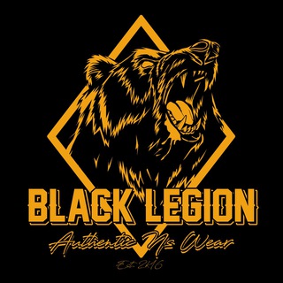Логотип @blklgnwear - Black Legion Wear