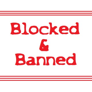 Логотип @blockedandbanned - Blocked & Banned