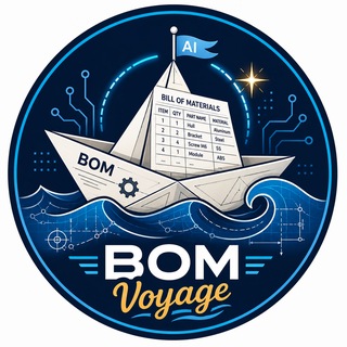 Логотип @BOM_Voyage - BOM Voyage