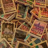 Логотип @bookdarkbook - книголюб.